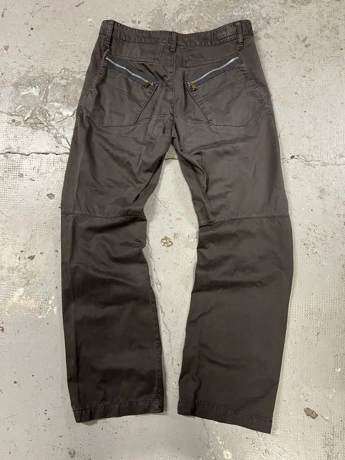 Marithe + Francois Girbaud 2000s Marithé + François Girbaud Anthracite Grey Signature Minimalist Straight Pants Size US 32 / EU 48 - 7 Thumbnail