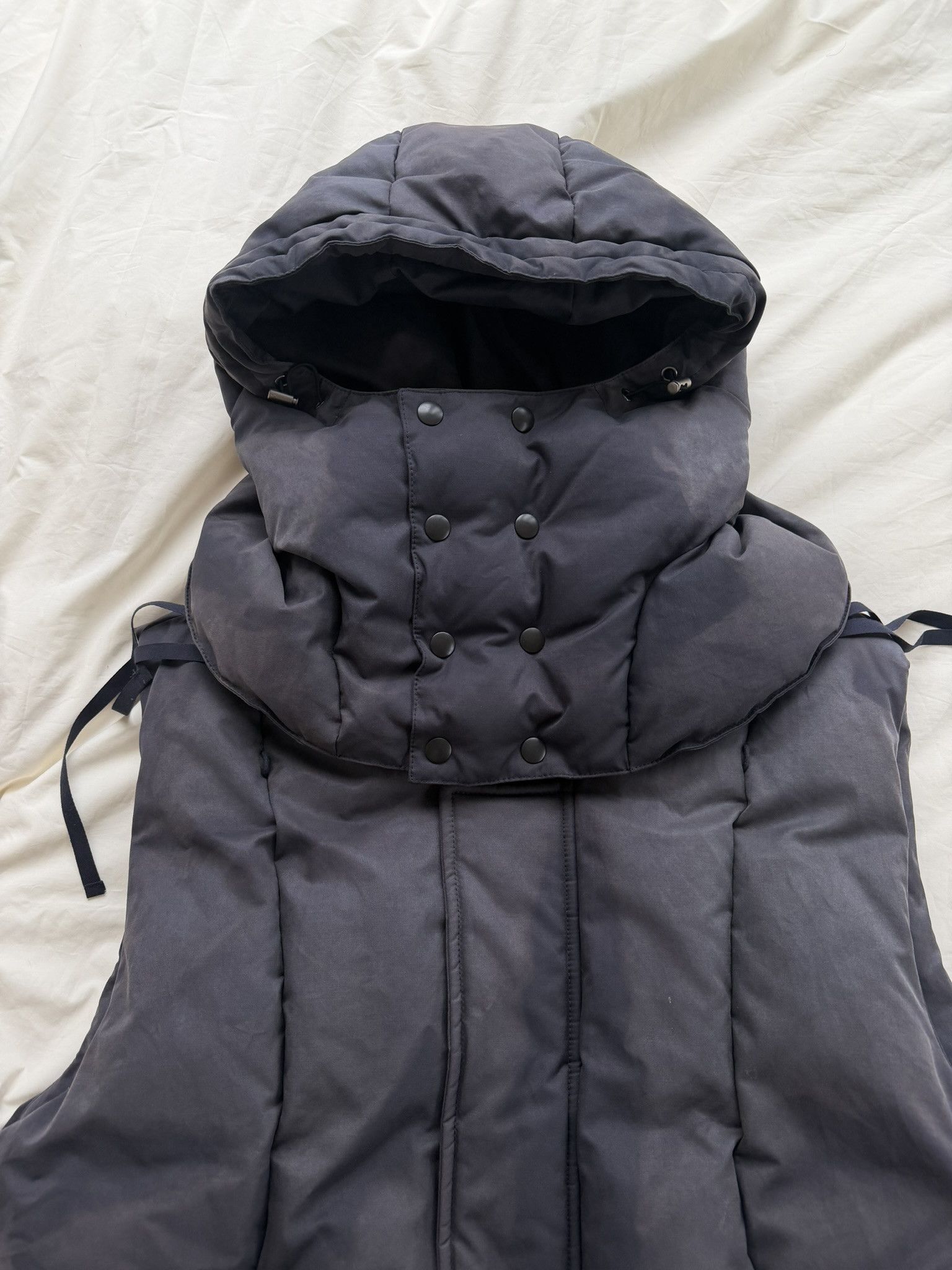 JiyongKim FW24 Sun-Bleached Down Vest Size US M / EU 48-50 / 2 - 2 Thumbnail