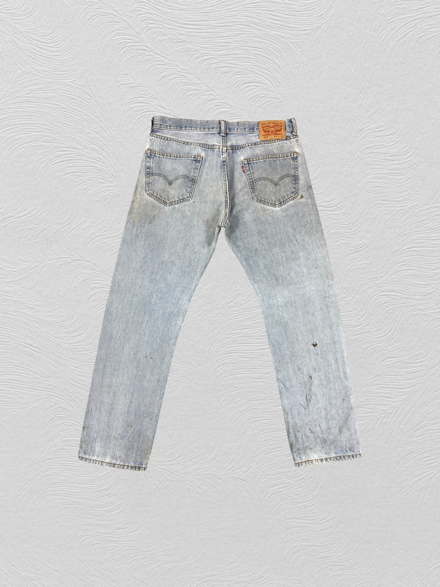 Levi's Light Blue Wash Vintage Levi's 505 34x30 Denim -JN1757 Size US 34 / EU 50 - 2 Thumbnail