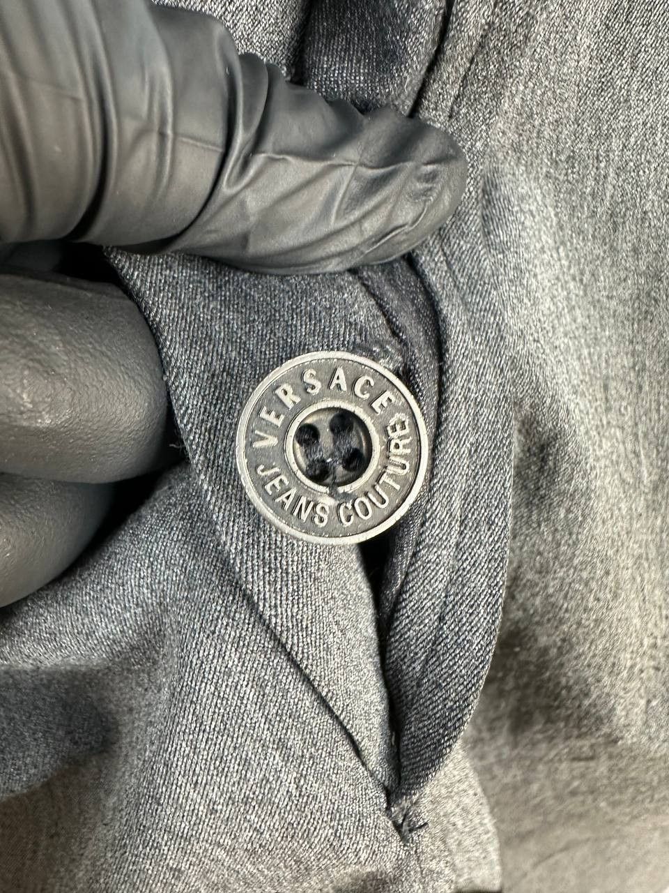 Versace Jeans Couture Versace Jeans Couture Gray Cotton-Blend Tailored Pants Size US 36 / EU 52 - 14 Thumbnail
