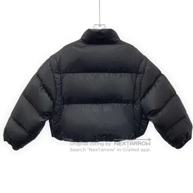 Prada Prada Black triangle stand-up collar single-breasted long- Size XXS / US 00 / IT 34 - 2 Thumbnail