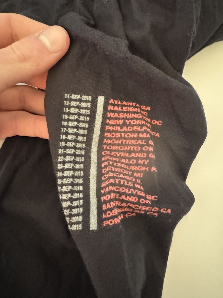 Gildan godflesh + prurient 2015 na tour long sleeve t shirt - black Size US XL / EU 56 / 4 - 3 Thumbnail