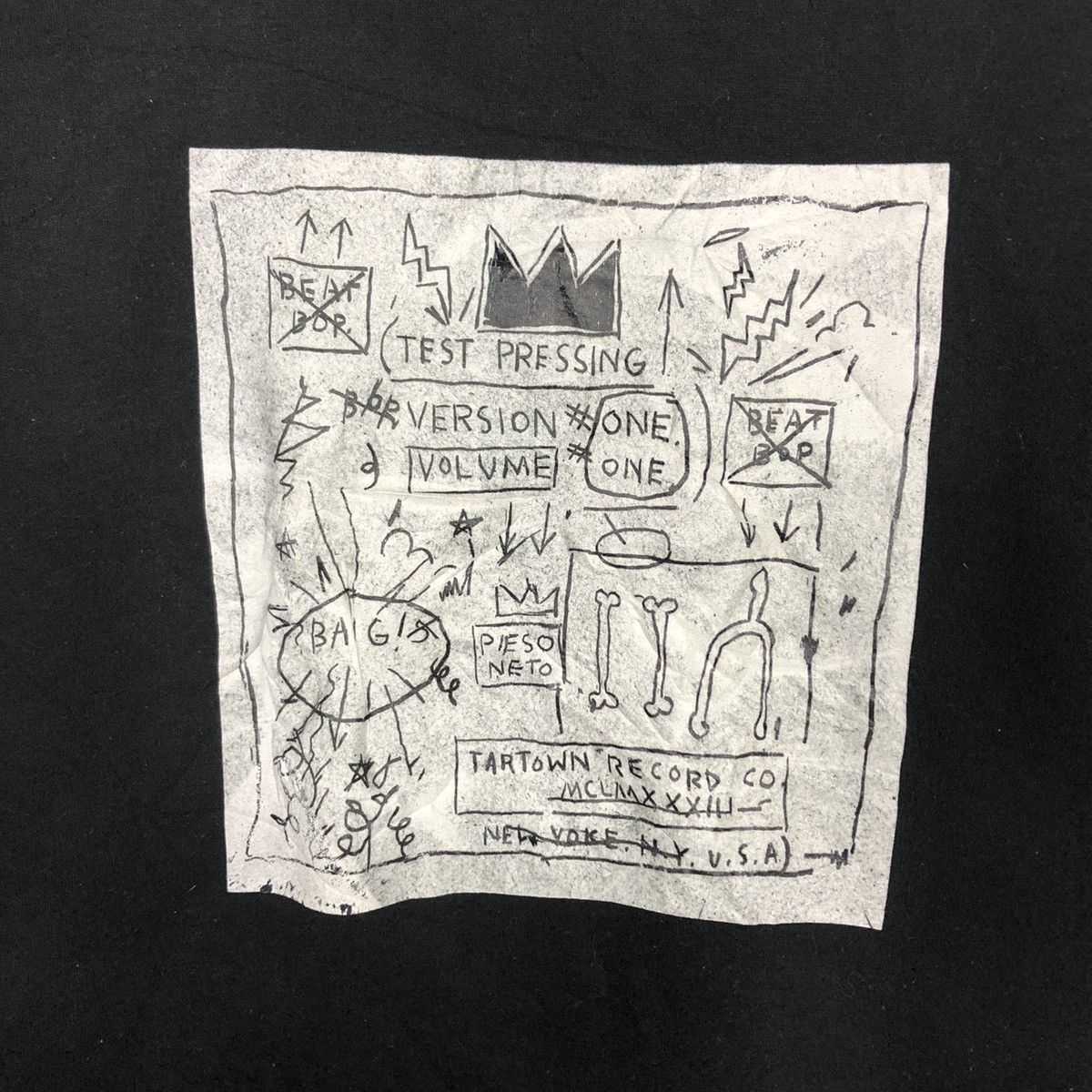 Jean-Michel Basquiat 📌Long Sleeve Sweatshirt Jean Michel Basquit Big Logo Size US M / EU 48-50 / 2 - 13 Thumbnail