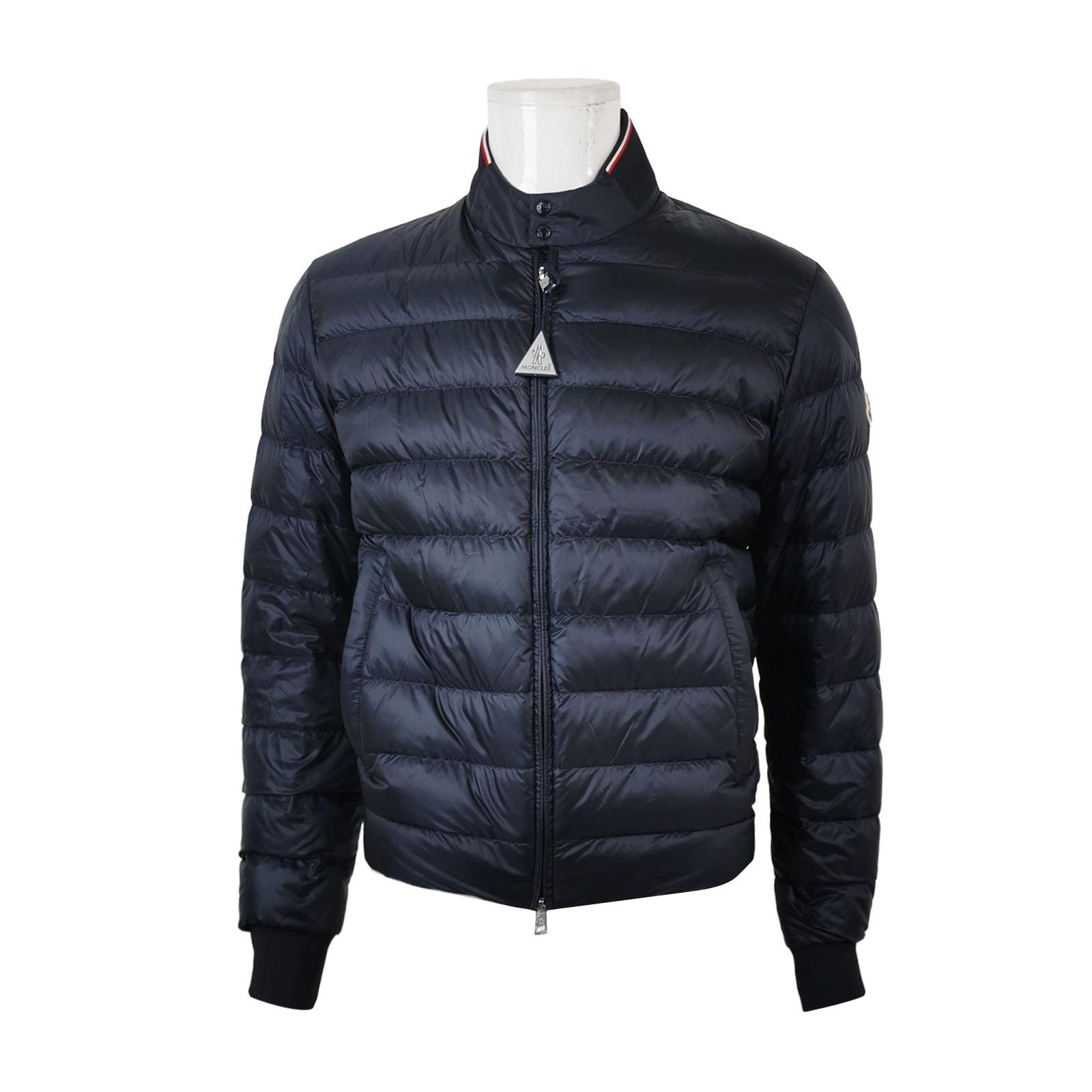 Moncler Moncler Rigel Solid Zip Long-Sleeve Down Jacket Size US M / EU 48-50 / 2 - 1 Thumbnail