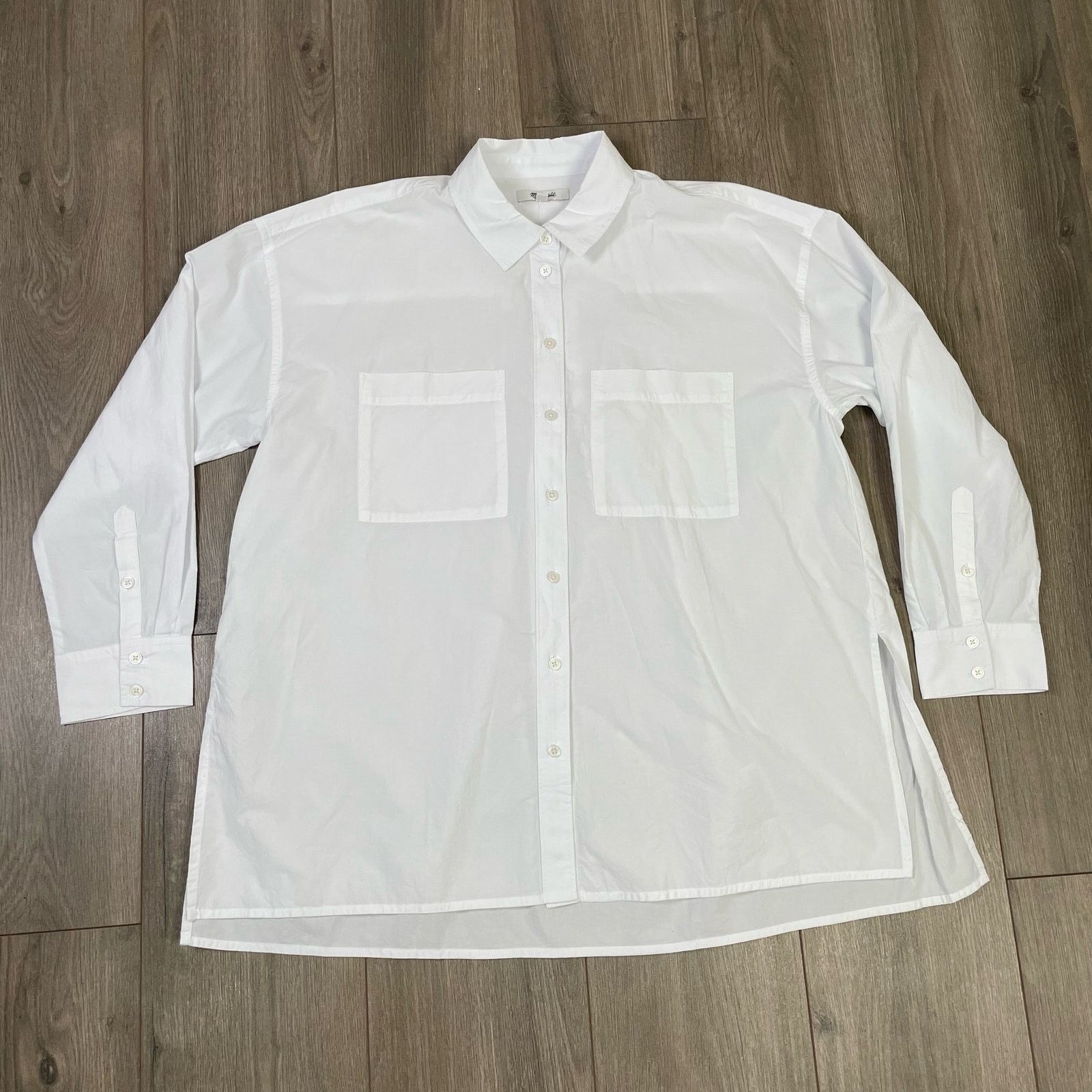 Madewell Madewell Oversized Straight Button Up Shirt US Women's XS Size XS / US 0-2 / IT 36-38 - 1 Thumbnail