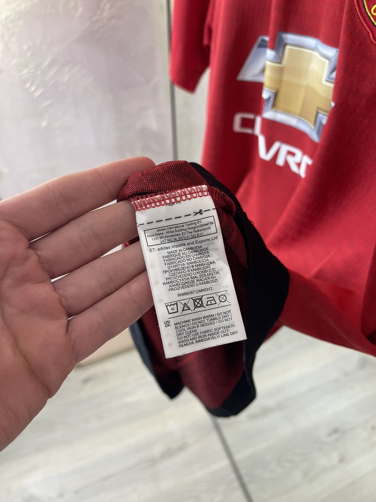 Adidas Man Utd 18/19 Home Jersey Climalite Tech Fade Graphic Size US XL / EU 56 / 4 - 7 Thumbnail