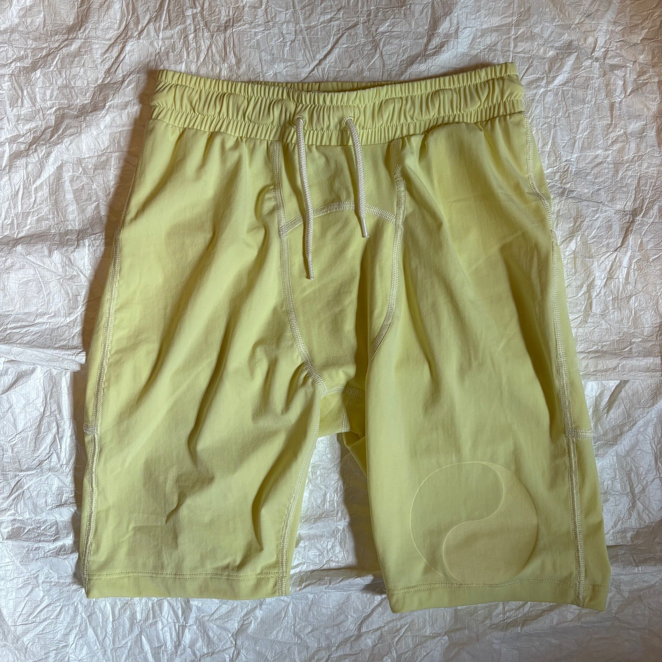 Our Legacy Our Legacy WORKSHOP Running Tights, Waxed Yellow XS Size US 28 / EU 44 - 4 Thumbnail
