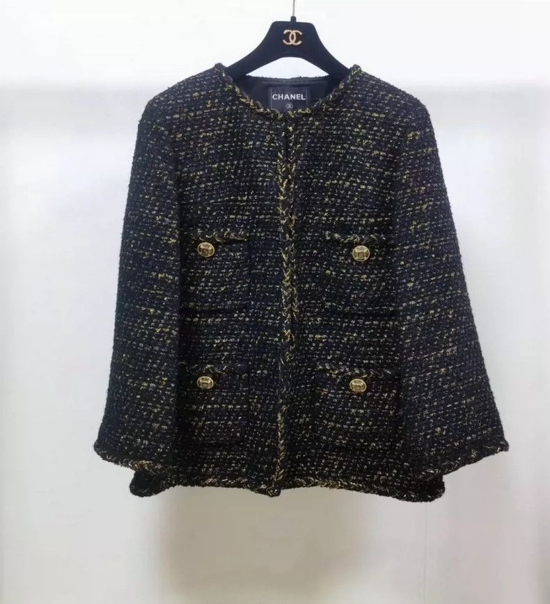 Chanel Egypt Series Black Gold Jacket - dmc