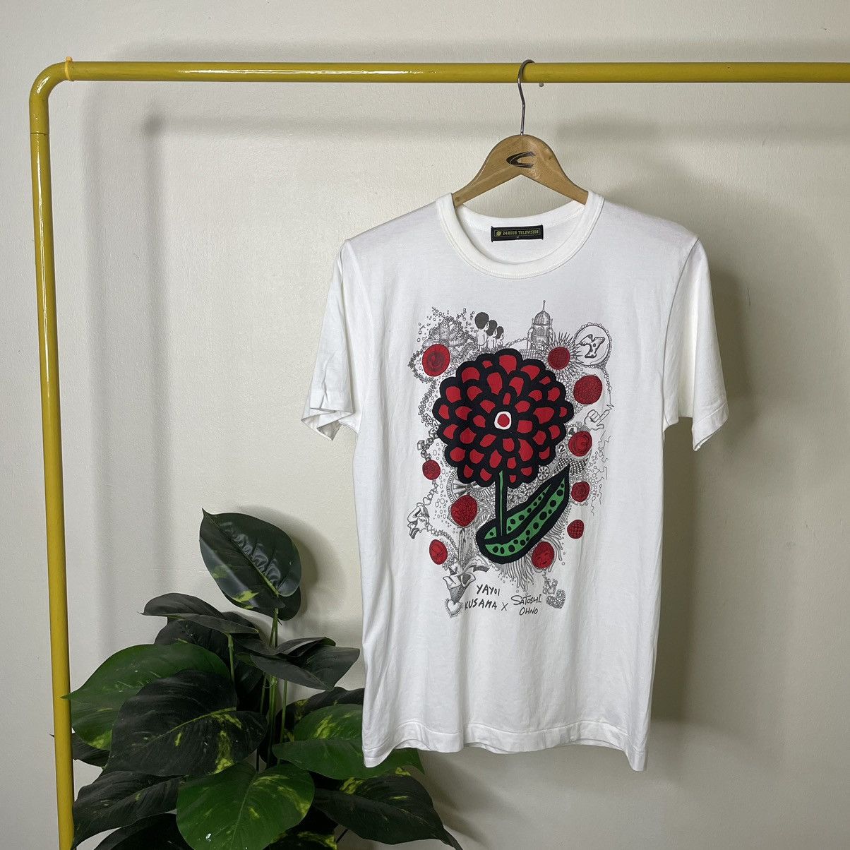 Japanese Brand × Vintage × Yayoi Kusama 90s 24 Hour Television x Yayoi Kusama x Satoshi Ohno Arashi Size US S / EU 44-46 / 1 - 1 Thumbnail