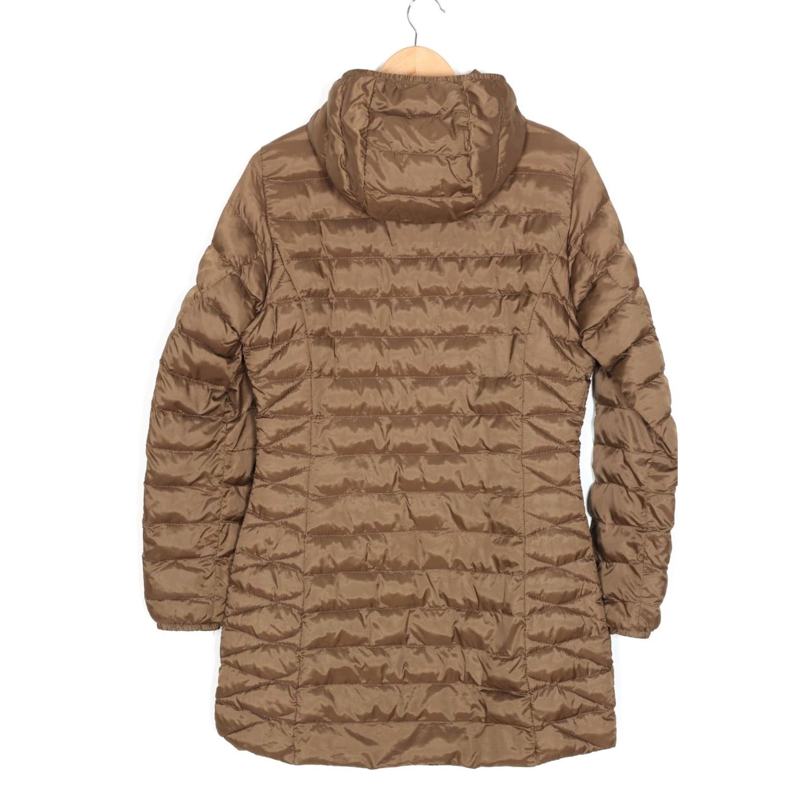 Napapijri NAPAPIJRI Amelup Long Quilted Coat Jacket Women M Hooded Slim Fit MJ3872 Brown Coat, Jacket, Quilted, Hooded, Long, Slim, Designer, Casual Size M / US 6-8 / IT 42-44 - 5 Thumbnail