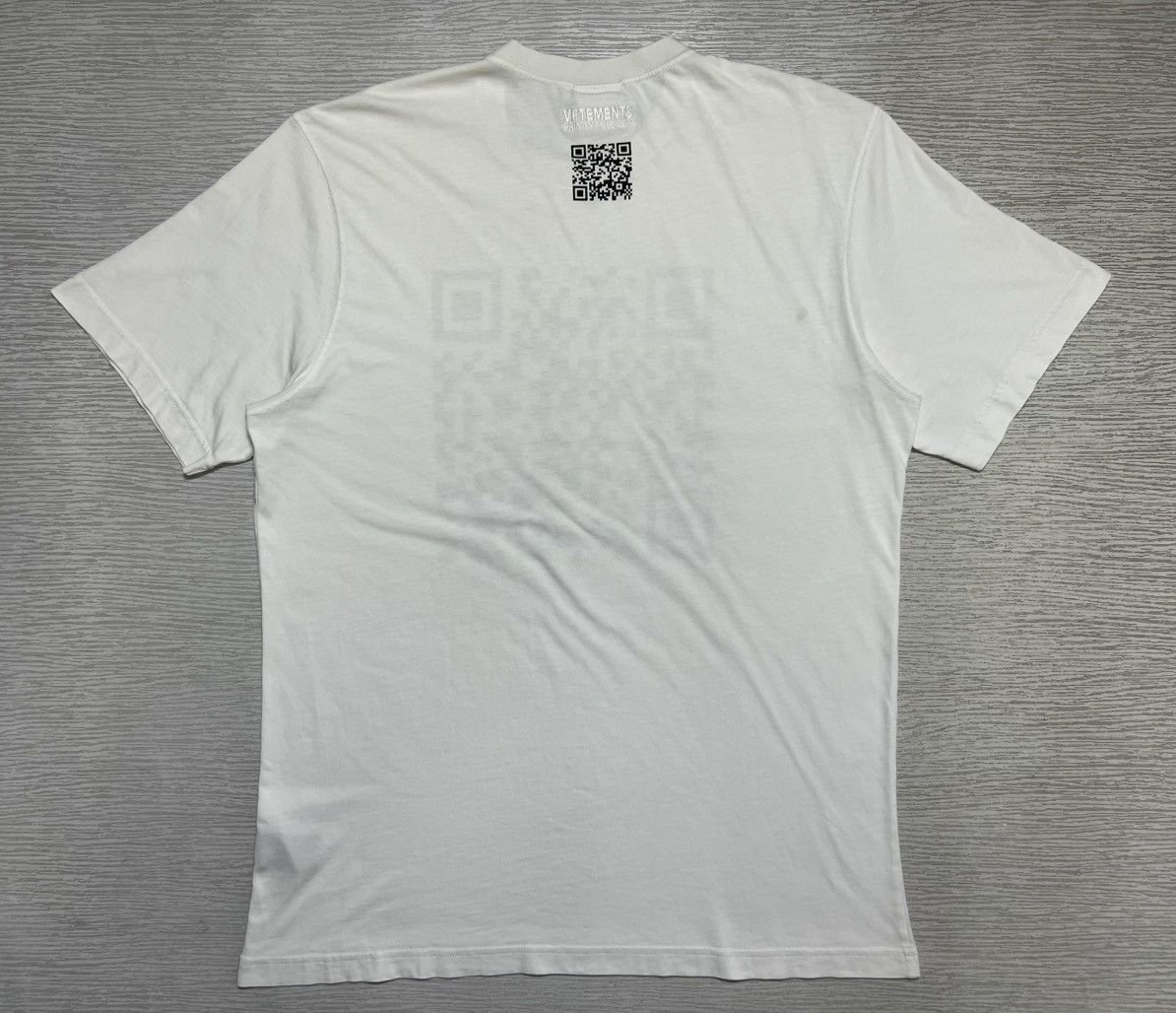 Vetements Vetements - QR Code T-Shirt Size US M / EU 48-50 / 2 - 2 Thumbnail