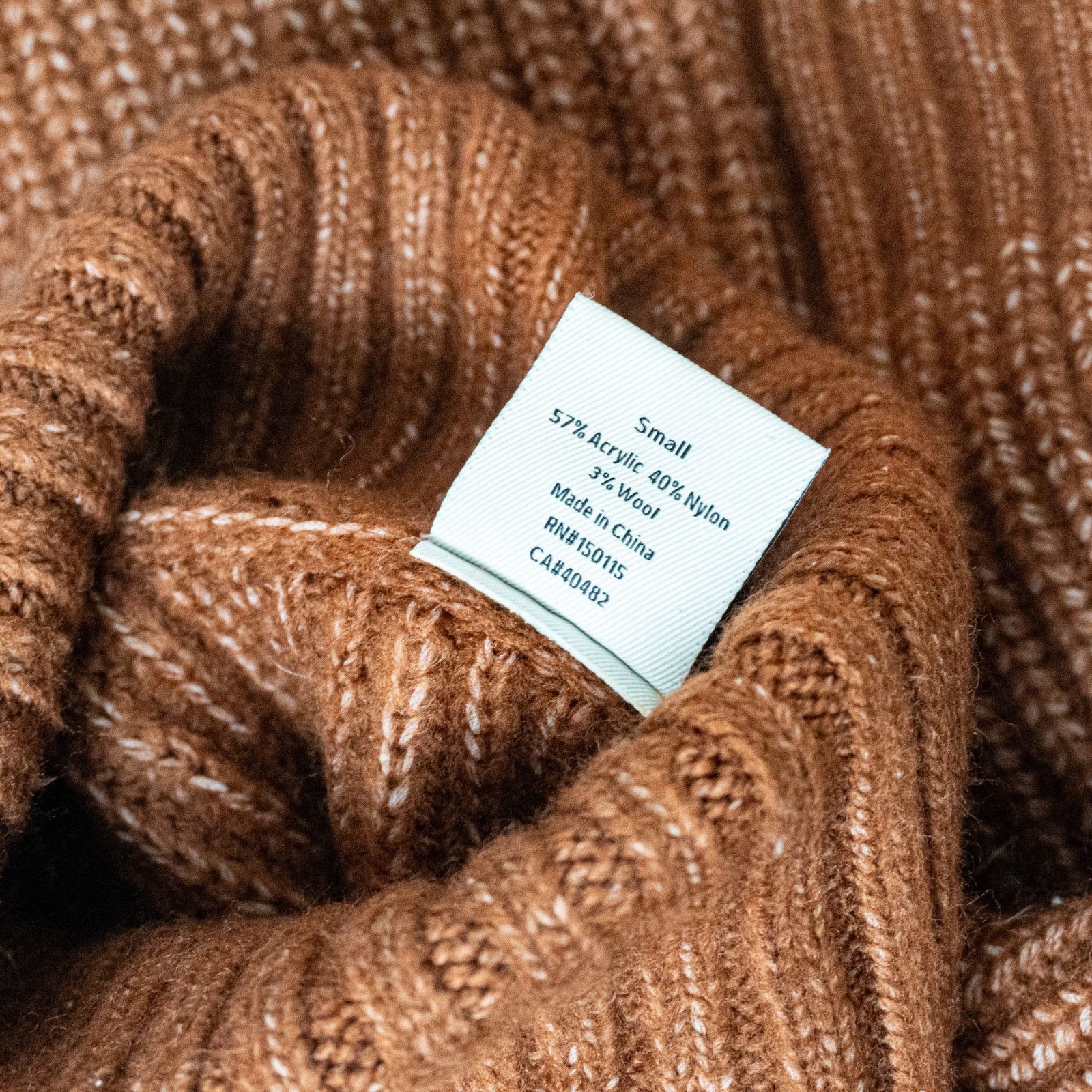 VARLEY Rogan Cropped Sweater Turtleneck Cable ribbed knit