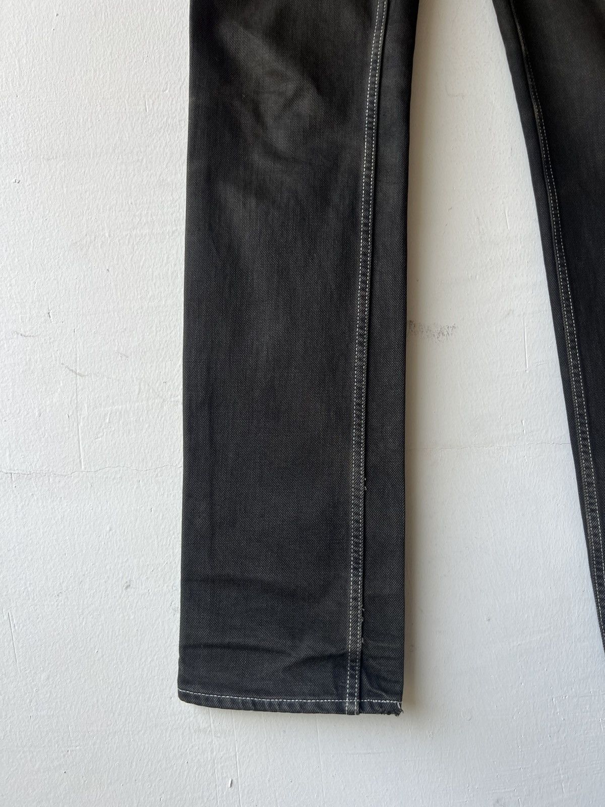 Lounge Lizard Lounge Lizard Waxed Denim Jeans Size US 30 / EU 46 - 12 Thumbnail