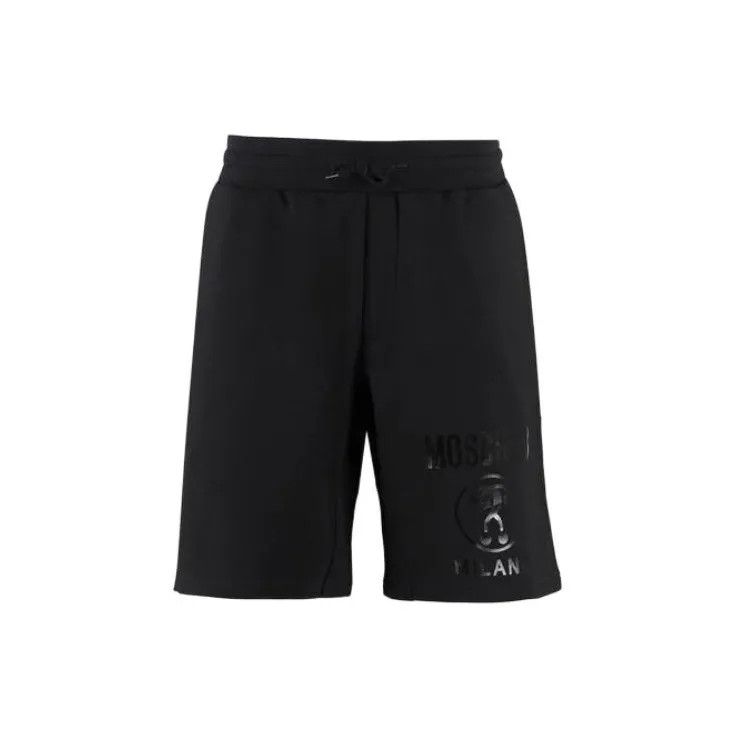 Moschino o1y0225 Logo Short in Black Size US 34 / EU 50 - 1 Thumbnail