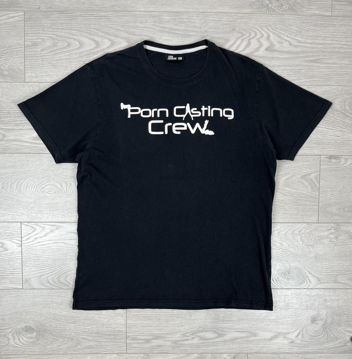 Vintage Fishbone Porn Casting Crew Humor Adult T Shirt Size US XL / EU 56 / 4 - 1 Thumbnail