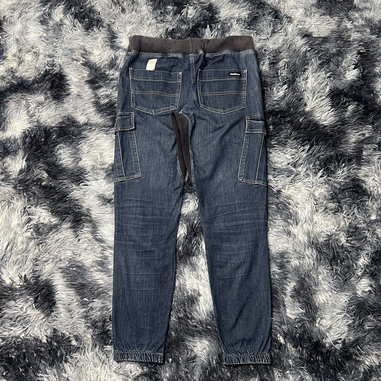 Japanese Brand FieldCore Denim Cargo Pant Size US 29 - 2 Thumbnail