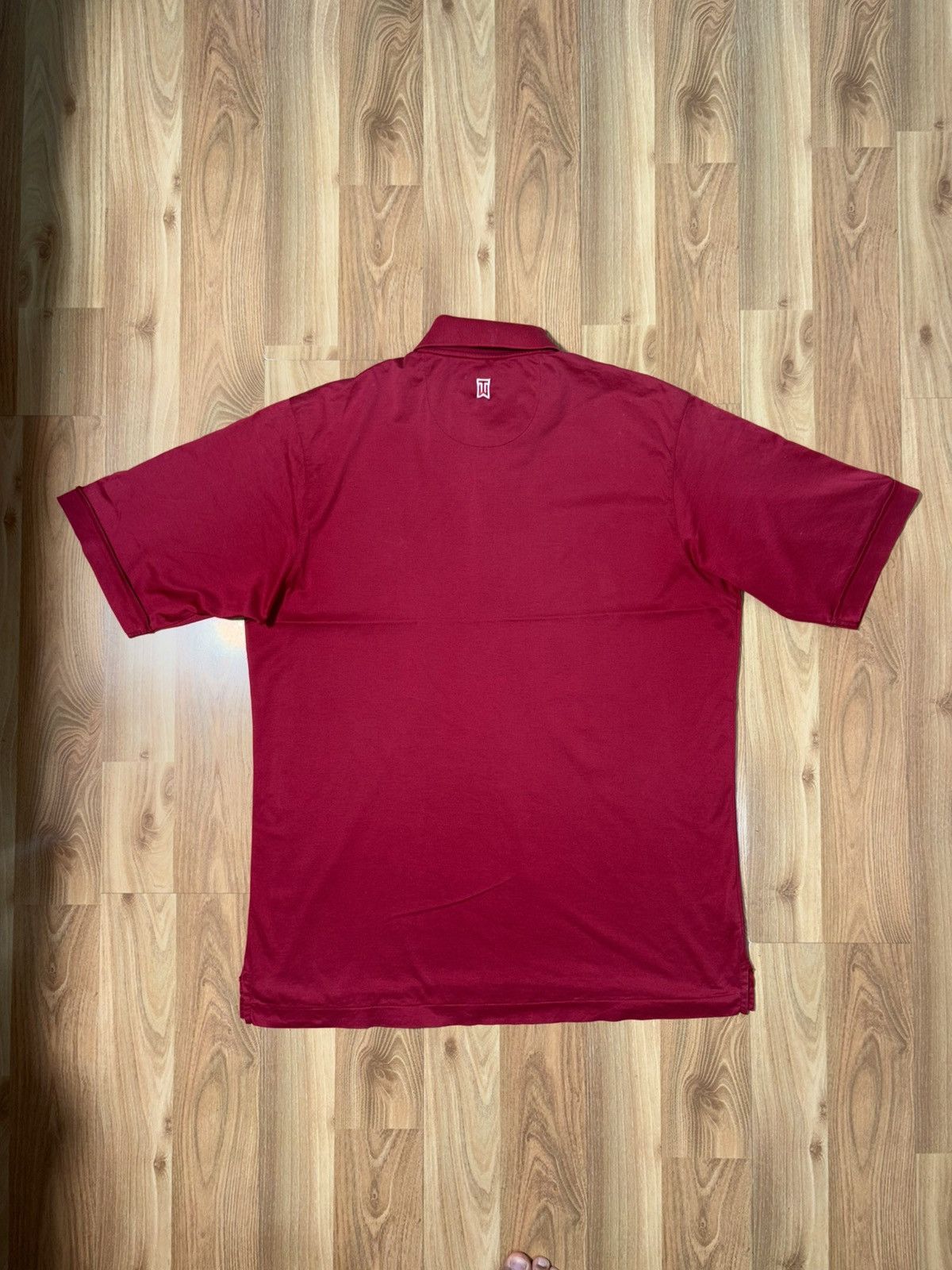 Nike VTG 2002 Nike Tiger Woods Polo Shirt Red Y2K Archival Golf Size US XL / EU 56 / 4 - 2 Thumbnail