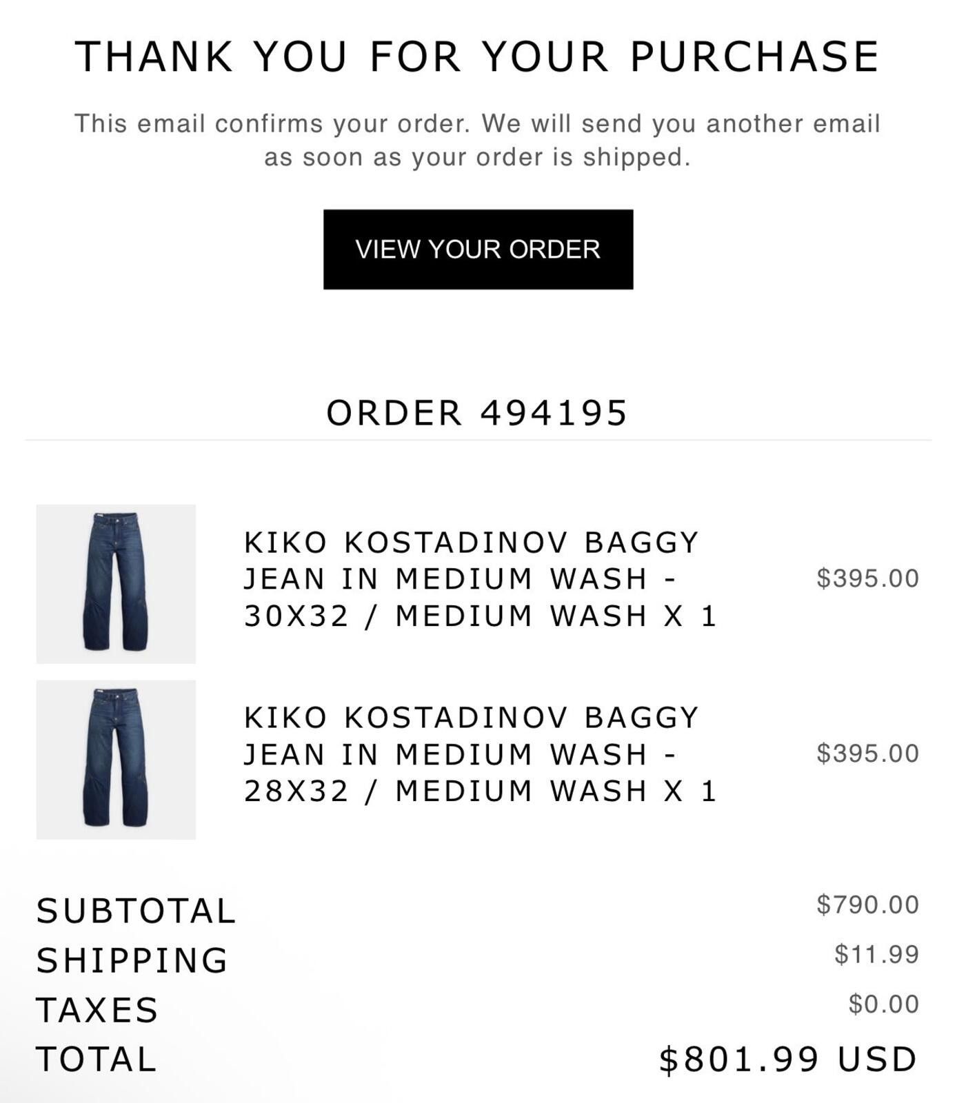 Kiko Kostadinov × Levi's Kiko Kostadinov × Levi's Articulate Jeans Blue - 30 W x 32 L Size US 30 / EU 46 - 4 Thumbnail