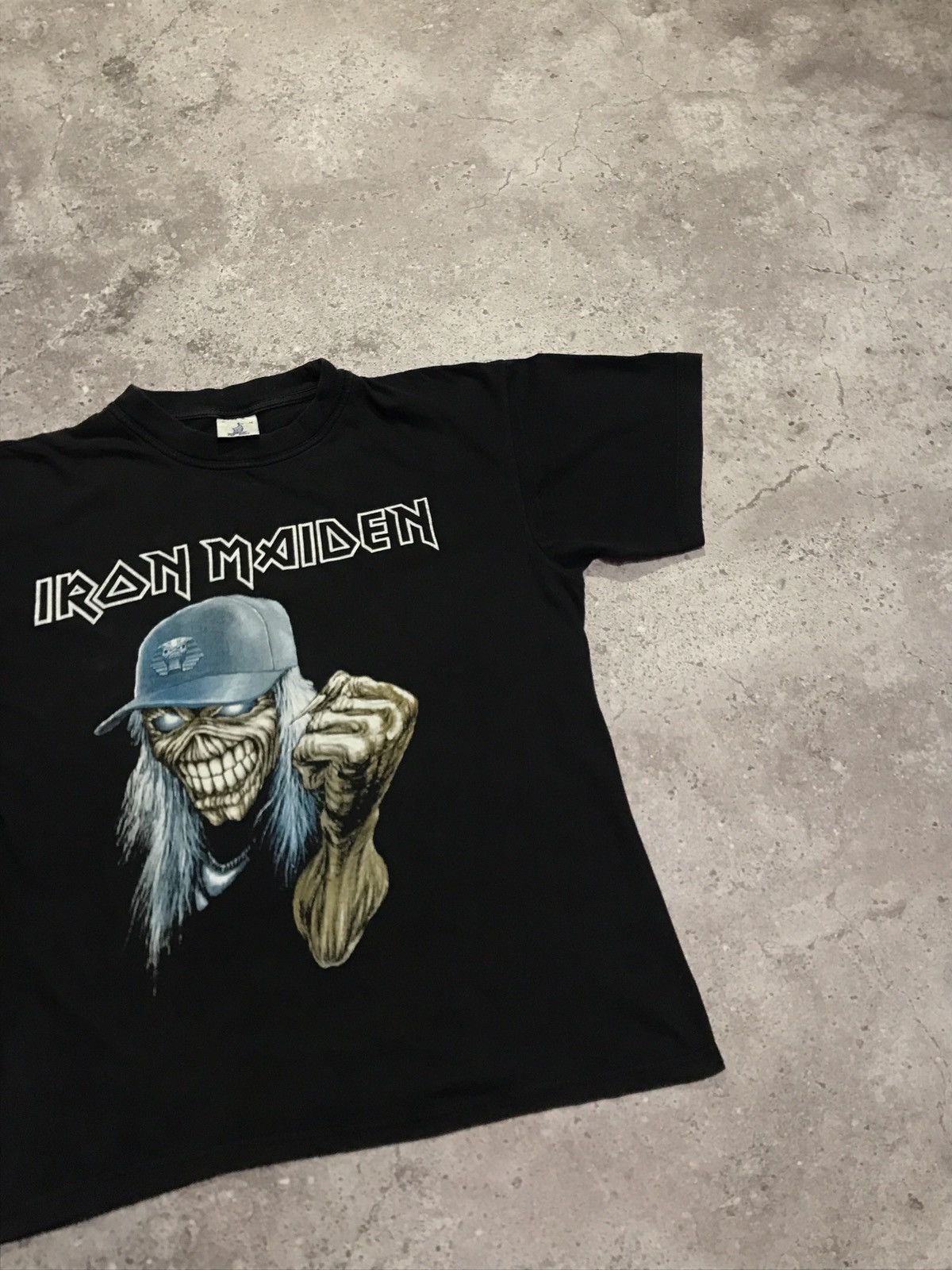 Band Tees Vintage T-Shirt Iron Maiden Big Print Black S Size US S / EU 44-46 / 1 - 5 Thumbnail