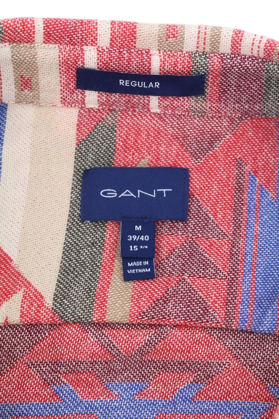 Gant REG GEOMETRIC JACQUARD TOWN M Equestrian Red 87510 Size US M / EU 48-50 / 2 - 6 Thumbnail