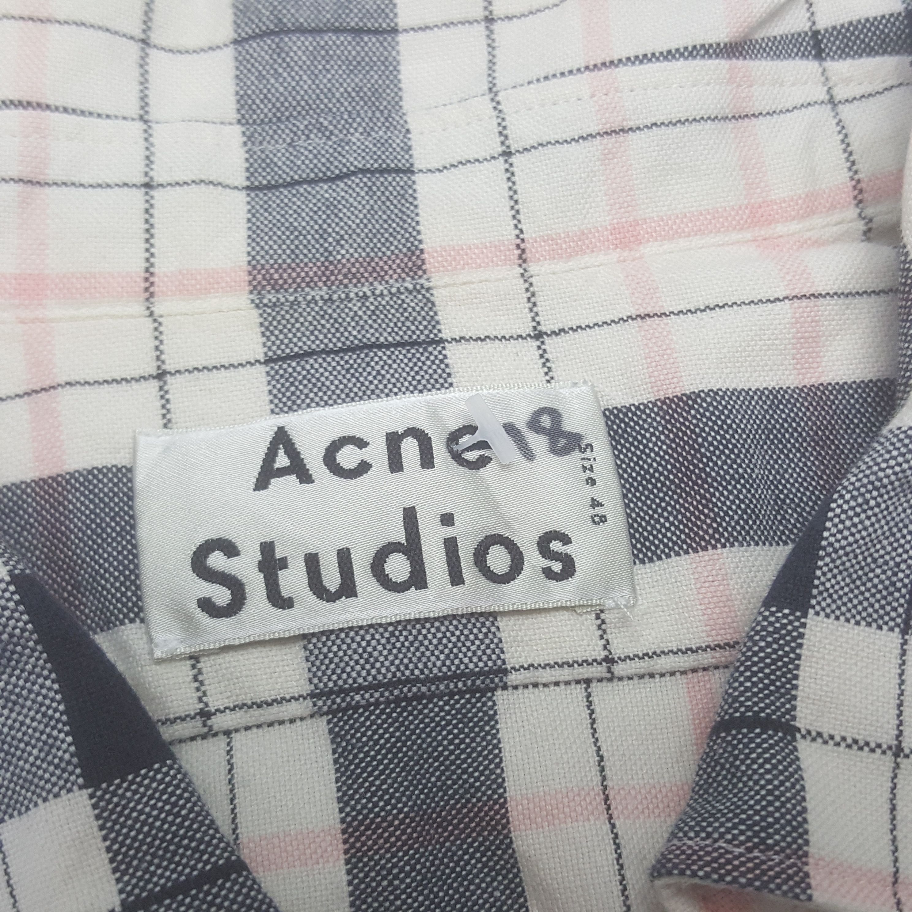 Acne Studios × Vintage Vintage Acne Studios Tartan Design Button Up Shirt Size US M / EU 48-50 / 2 - 4 Thumbnail