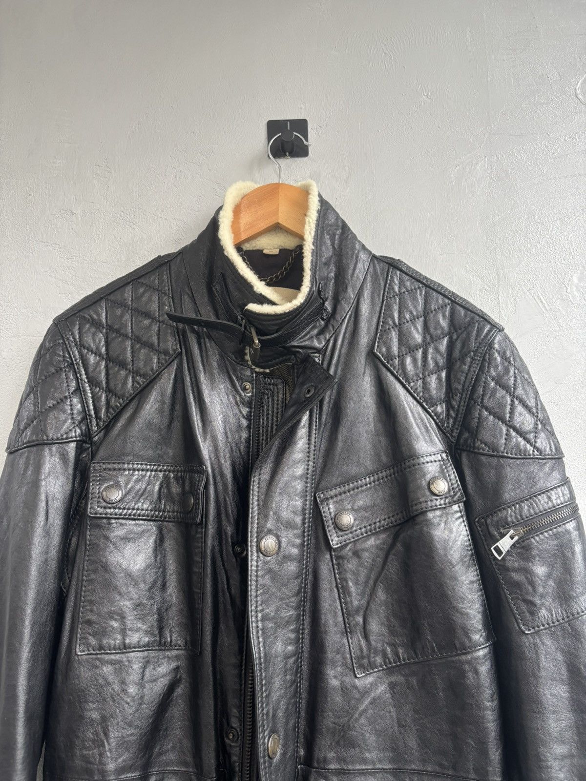 Burberry Burberry By Christopher Bailey M-65 lamb leather jacket. Size US M / EU 48-50 / 2 - 11 Thumbnail