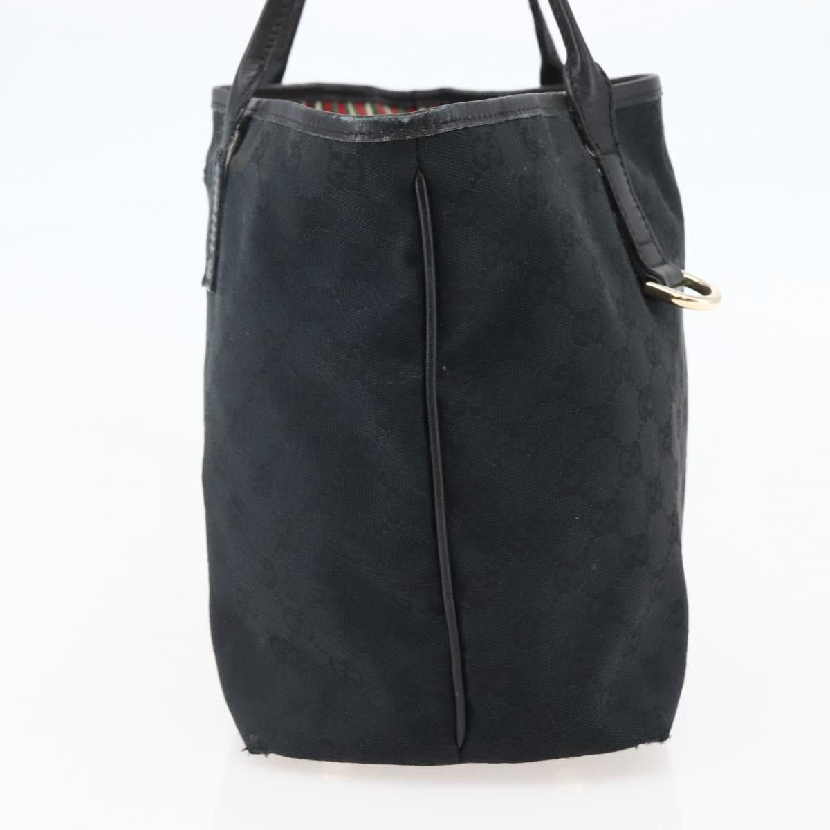 Gucci GUCCI GG Canvas Abbey Tote Bag Black Gold Size ONE SIZE - 4 Thumbnail