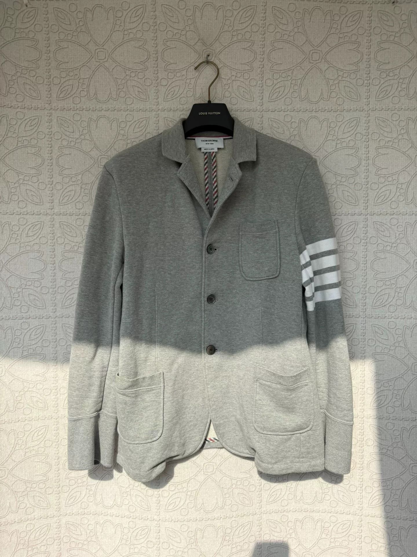 Thom Browne thom browne gray striped sleeve jacket Size US M / EU 48-50 / 2 - 1 Thumbnail