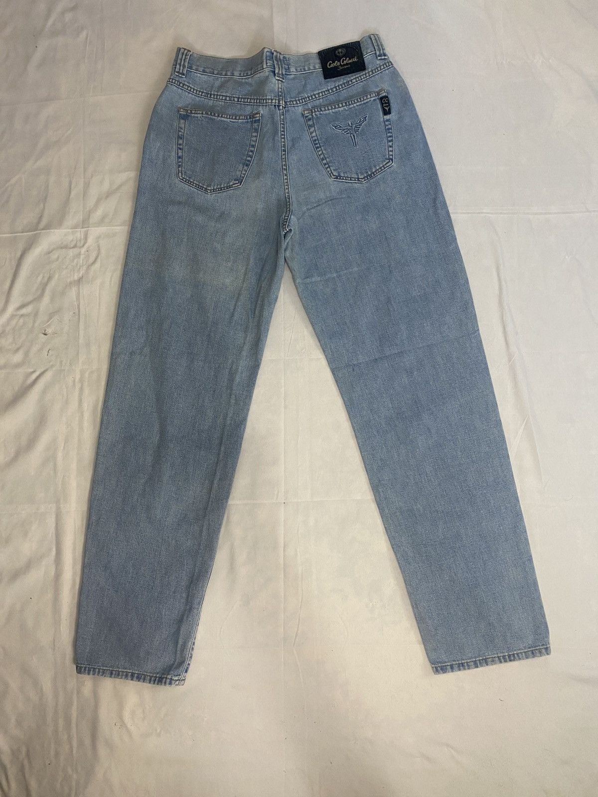 Carlo Colucci Vintage Carlo Colucci Jeans Mens 33x34Light Wash Relaxed Fit Size US 33 - 3 Thumbnail