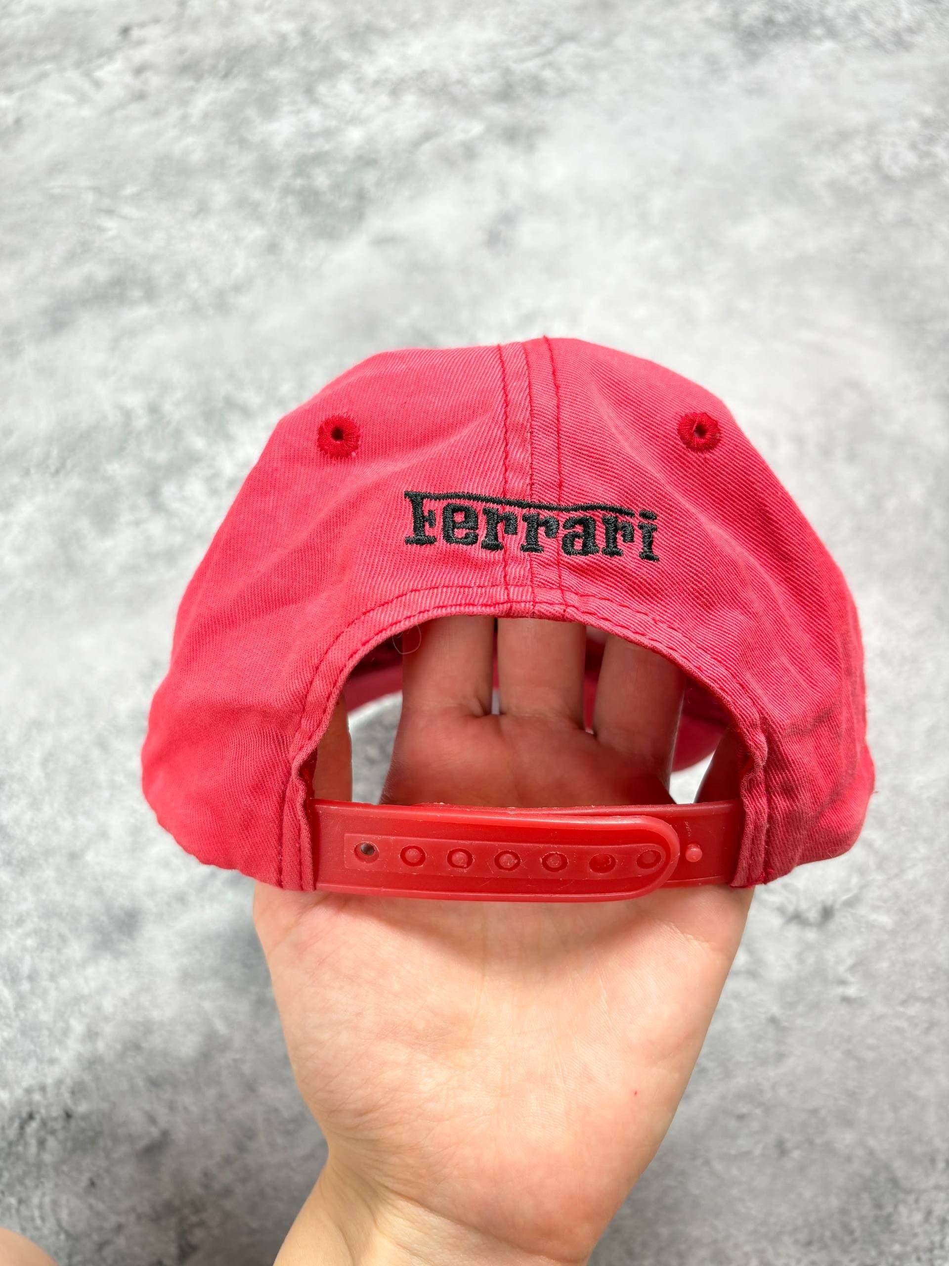 Ferrari Ferrari Vintage Mens Red Formula 1 Racing Cap Y2K rare Size ONE SIZE - 4 Thumbnail