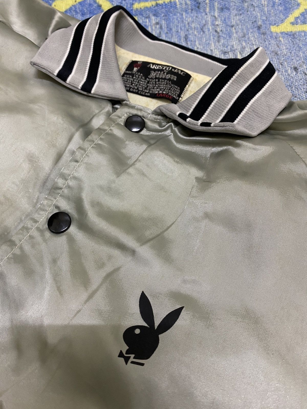 Playboy × Vintage Vintage PLAYBOY Jacket/bomber/Varsity Luxury Designers Size US M / EU 48-50 / 2 - 23 Thumbnail