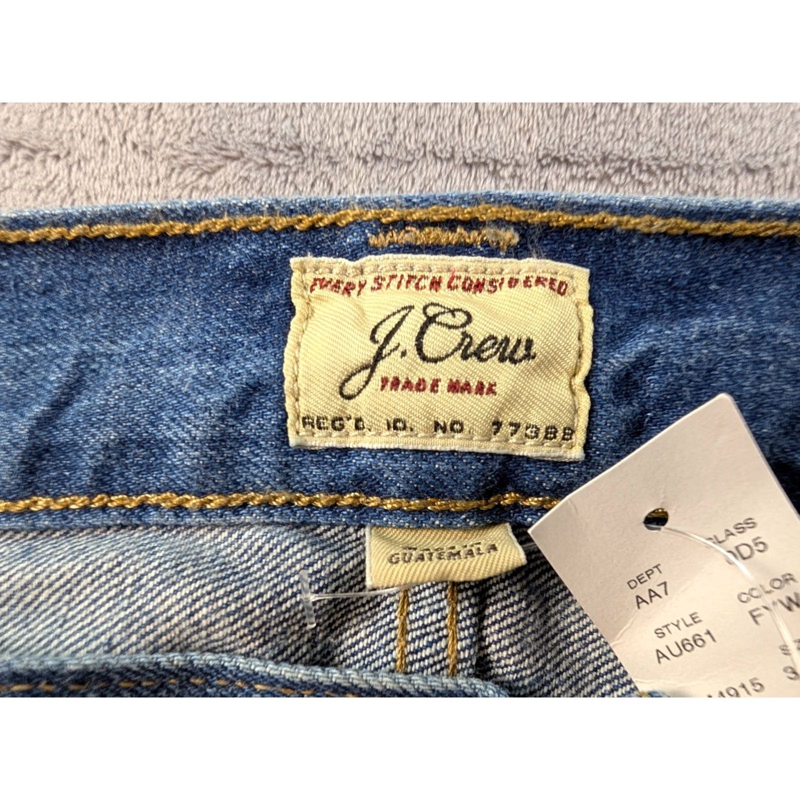 J.Crew J.CREW Jeans Mens 32x32 Blue Straight Signature Flex Denim Mid Wash Regular 5-Pocket Mens Jeans Blue 484 Signature Flex 32x32 Size US 32 / EU 48 - 5 Thumbnail
