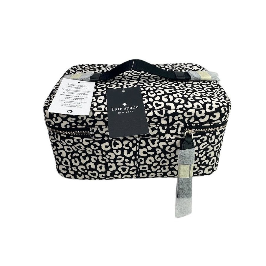 Kate Spade Kate Spade Chelsea Leopard Heart Travel Cosmetic Bag Size ONE SIZE - 4 Thumbnail