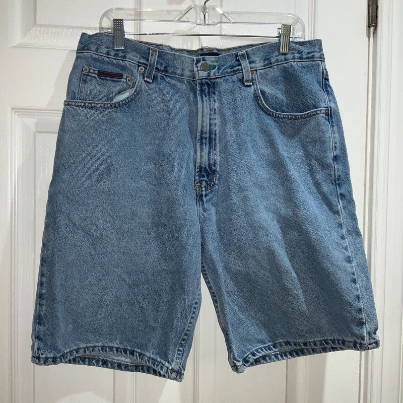 Tommy Hilfiger Tommy Hilfiger Tommy Jeans Freedom Short denim shorts Sz 36 vintage 90’s cotton US Size US 36 / EU 52 - 2 Thumbnail