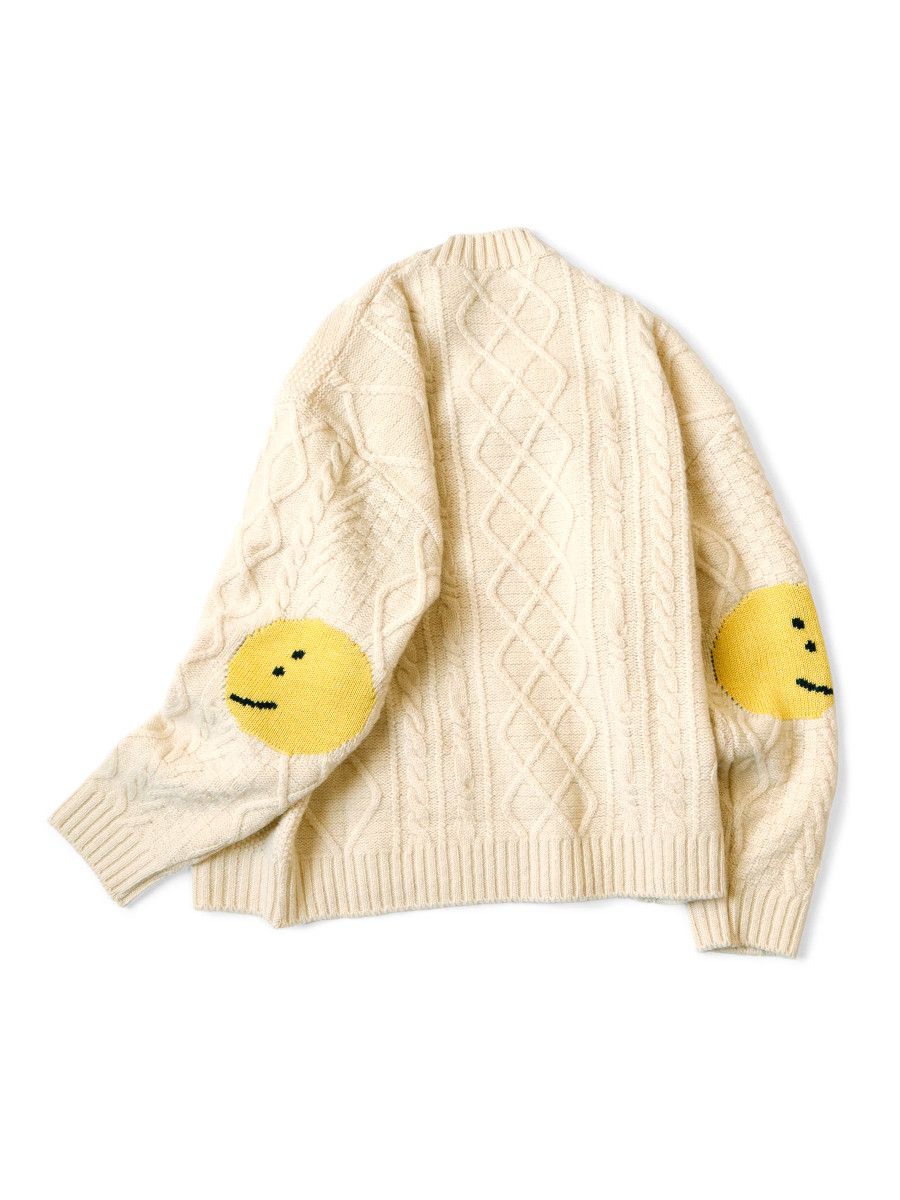 Kapital Kapital 5G Wool Cable Knit PROFILE RAINBOWY Patch Sweater Size US L / EU 52-54 / 3 - 1 Thumbnail