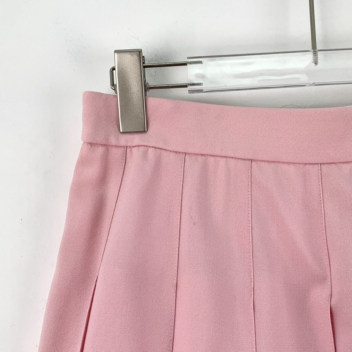 Thom Browne Thom Browne Pink Cotton Pleated Casual Mini Skirt K26WX Size 27" / US 4 / IT 40 - 3 Thumbnail