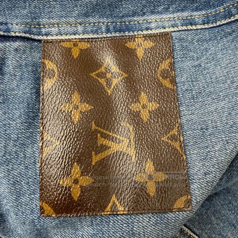 Louis Vuitton Louis Vuitton Blue Leather Jeans Size US 34 / EU 50 - 3 Thumbnail