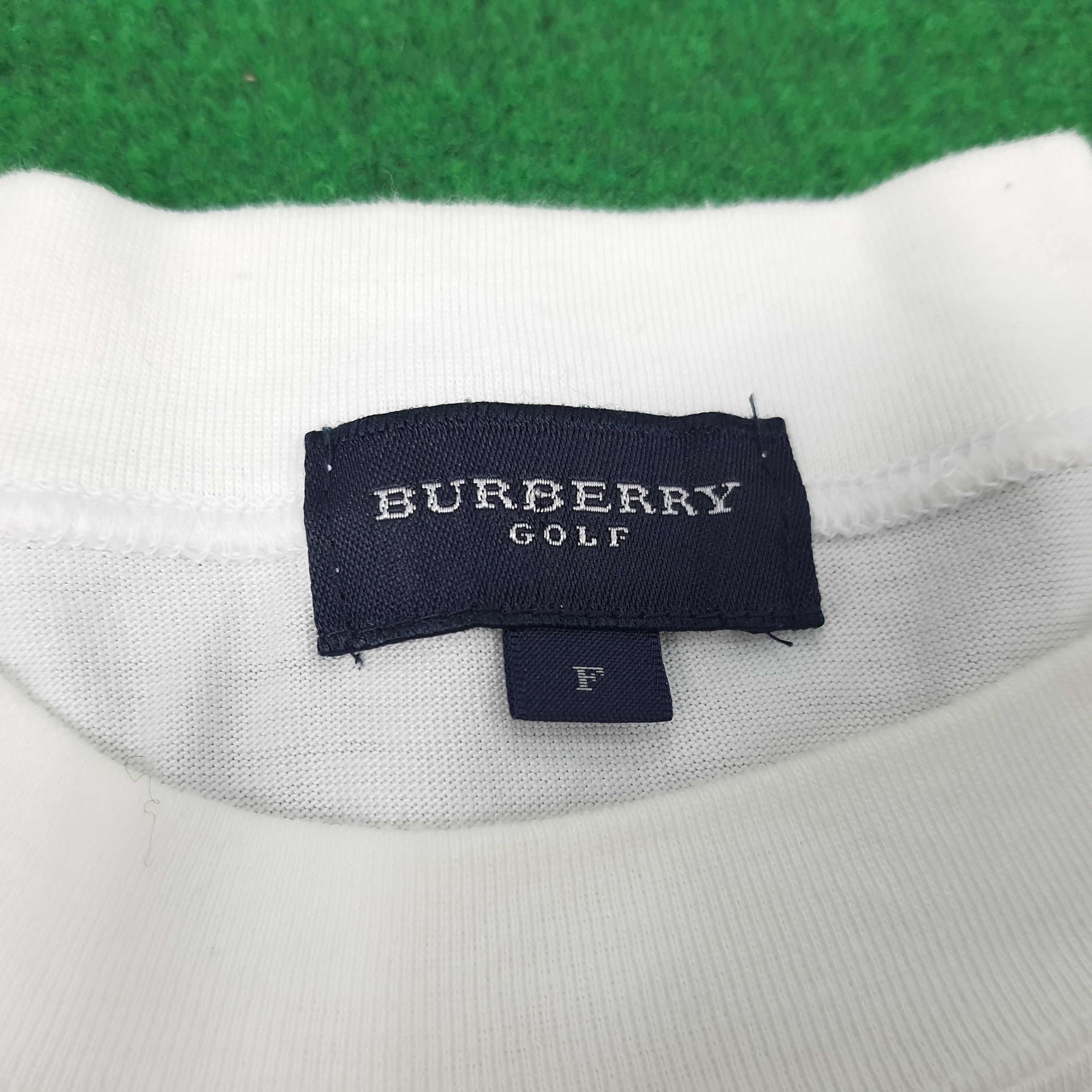 Burberry × Vintage Vintage Burberry Golf Nova Check Tshirt C173N48 Size US L / EU 52-54 / 3 - 5 Thumbnail