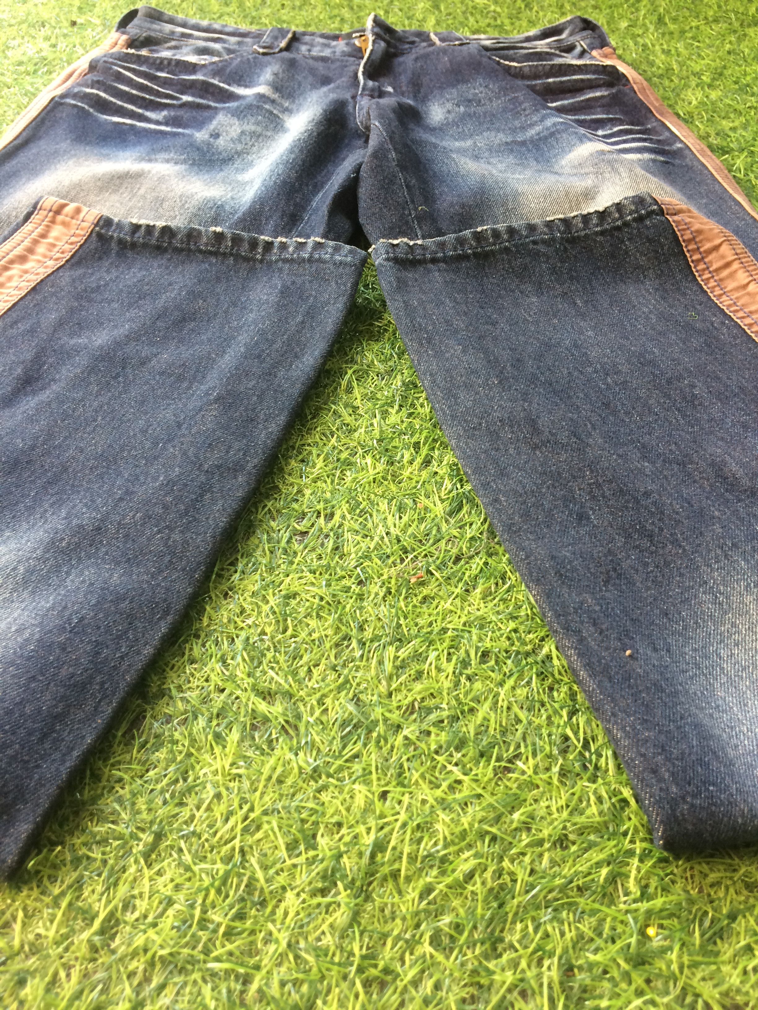 Japanese Brand Japan Two Tone Side Panel Jeans #D-349 Size 28" / US 6 / IT 42 - 5 Thumbnail
