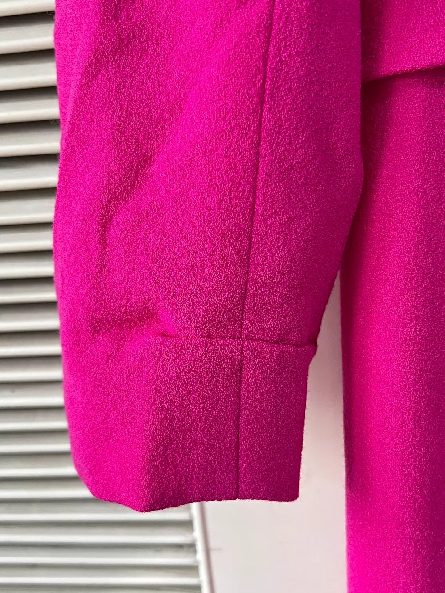 Dior Dior Magenta Wool Coat Women's 38 Near Mint Size S / US 4 / IT 40 - 4 Thumbnail