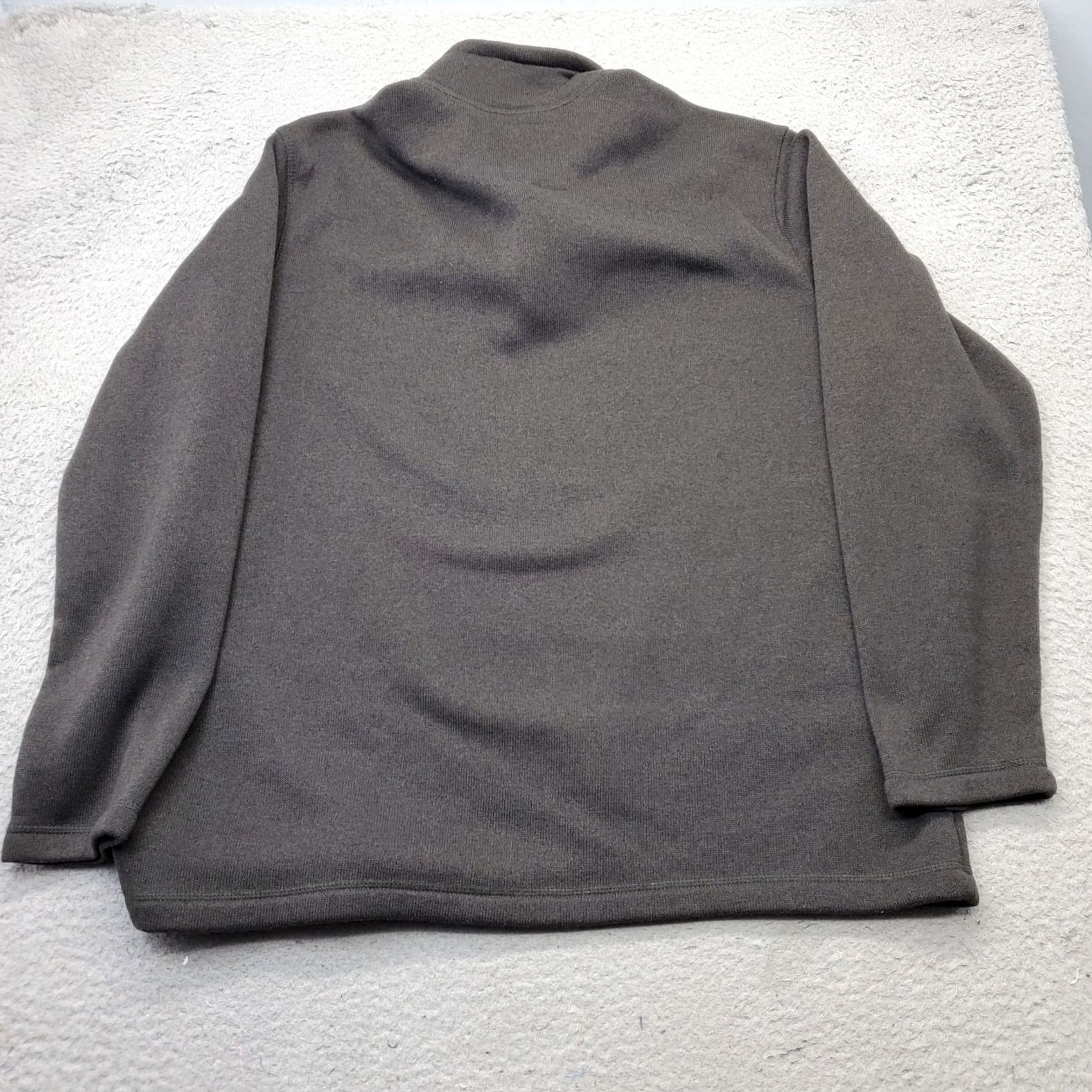 Vintage G.H. Bass & Co. Sweatshirt Mens XXL Gray 1/4 Zip Mock Neck Fleece Lined Sherpa Trim - Regular Size XXL Mens Sweatshirt Size US XXL / EU 58 / 5 - 2 Thumbnail