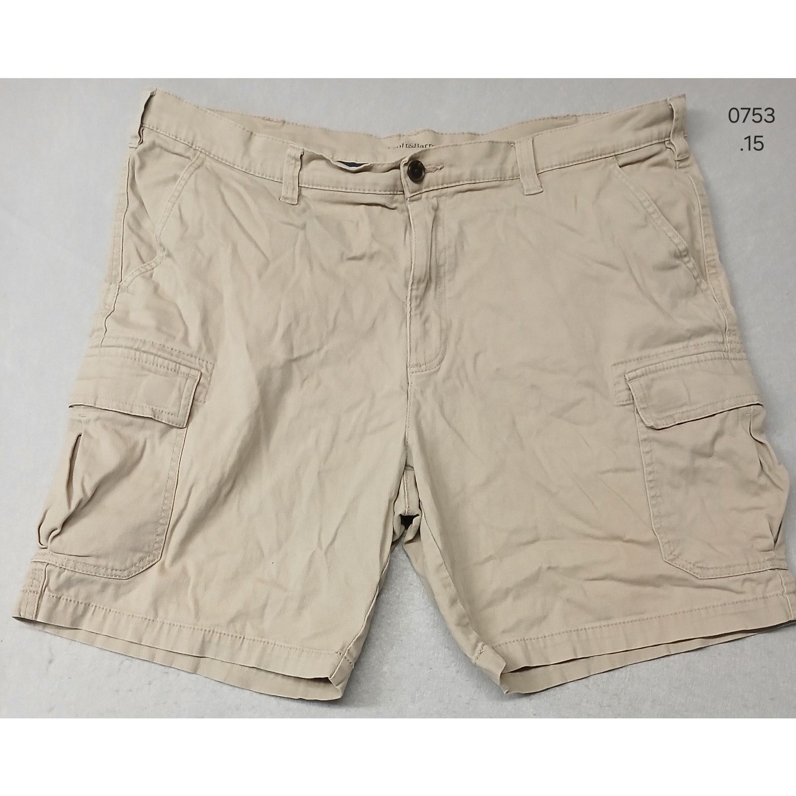 Other Croft & Barrow (40) Men's Beige Khaki Cargo Chino Shorts Size US 40 / EU 56 - 1 Thumbnail