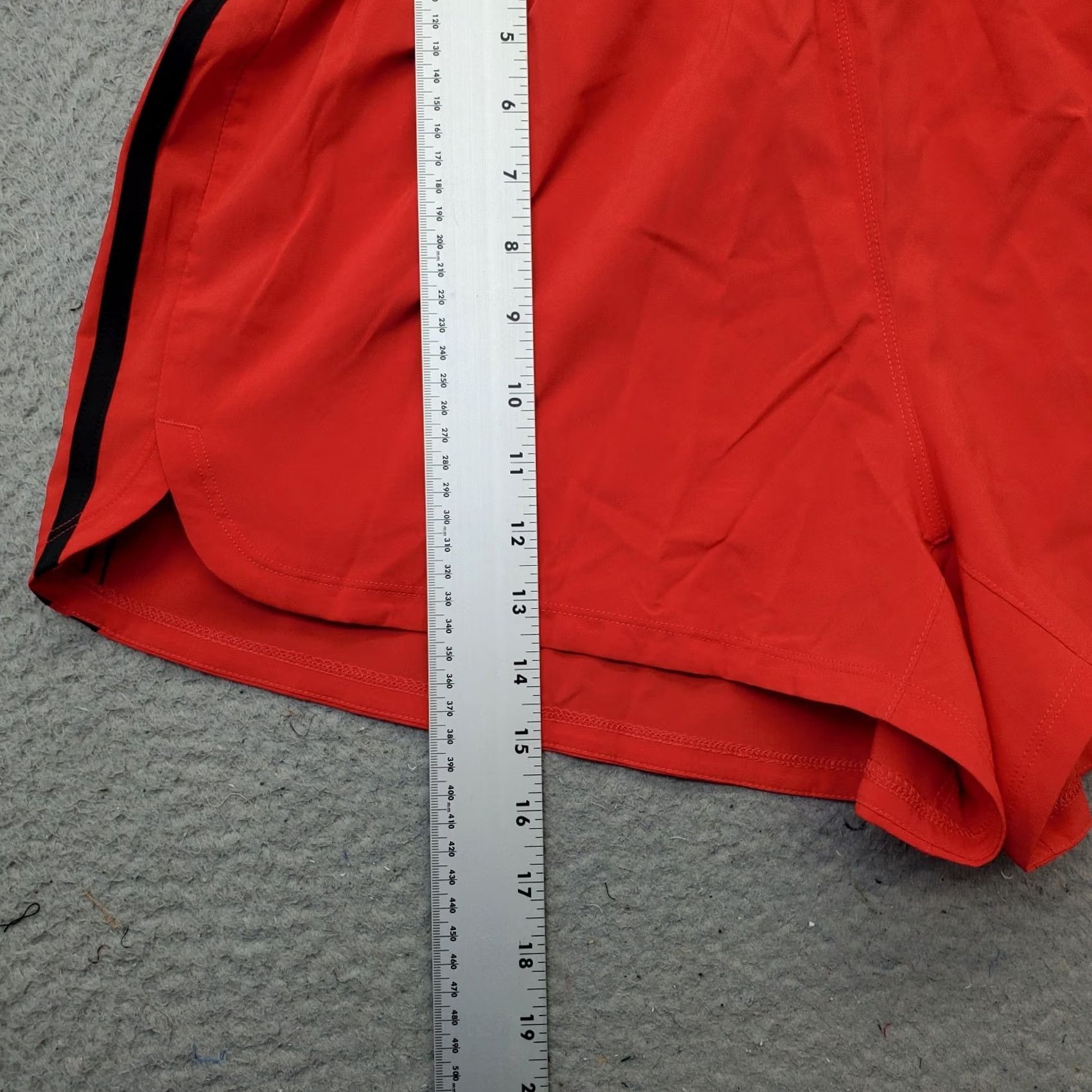 Adidas Adidas Pacer Training Shorts Mens XL Red 3-Stripes Woven High-Rise Pull On JD2287 Size US 36 / EU 52 - 5 Thumbnail