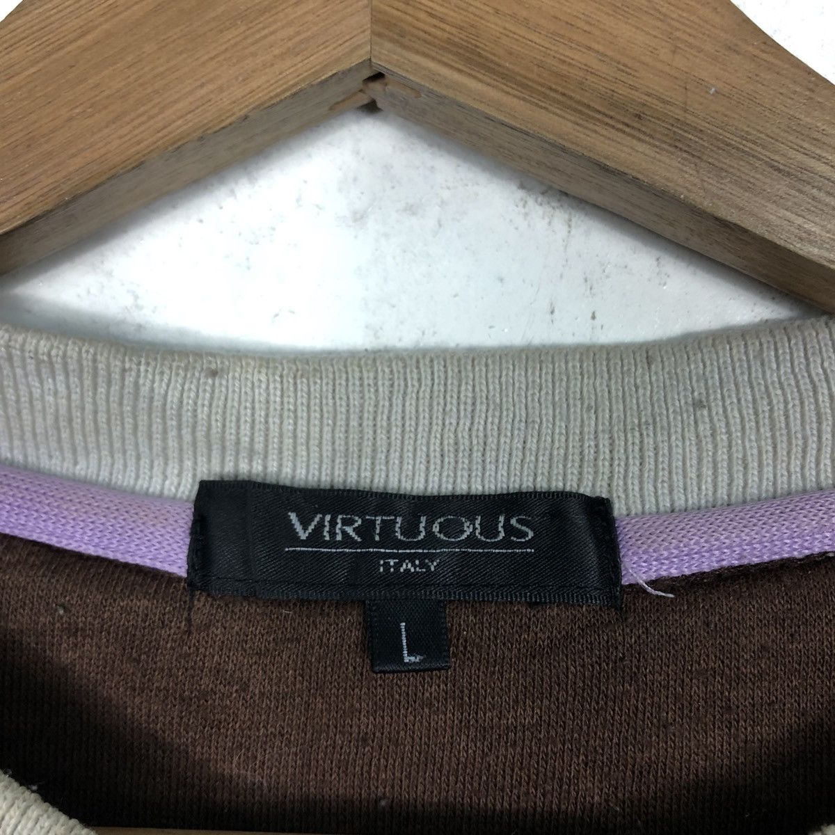 Japanese Brand 📌Vintage Sweatshirt Virtuous Tartan Design Issey Miyake Size US L / EU 52-54 / 3 - 15 Thumbnail