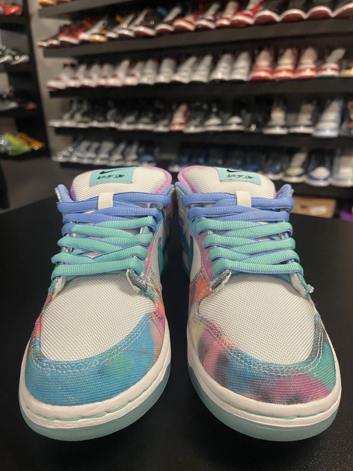 Nike Size 5.5 - Nike Futura Dunk Low SB Bleached Aqua HF6061-400 Size US 5.5 / EU 38 - 2 Thumbnail