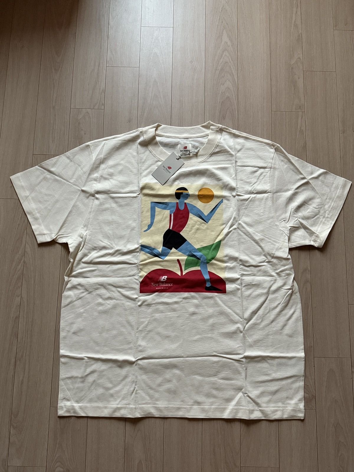 New Balance Marathon Tee Size US XL / EU 56 / 4 - 1 Thumbnail
