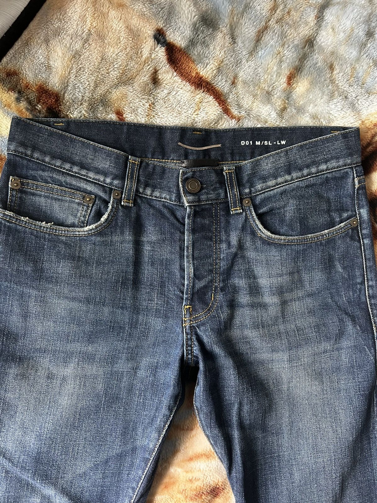 Saint Laurent Paris × Yves Saint Laurent YSL D01 M/SL-LW Size US 30 / EU 46 - 3 Thumbnail