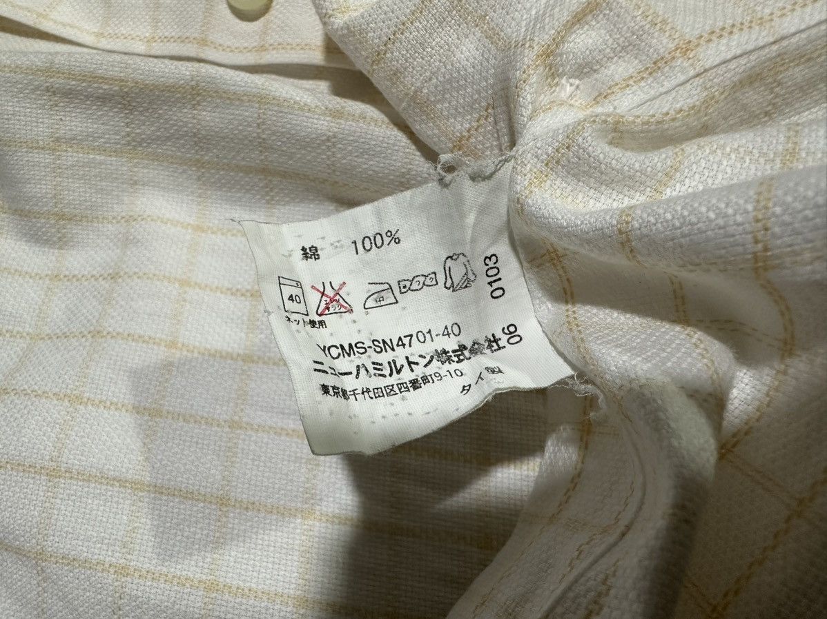 Yohji Yamamoto 🔥Vintage Sacsny Y’Saccs By Yohji Yamamoto Grid Shirt Ss Size US M / EU 48-50 / 2 - 5 Thumbnail