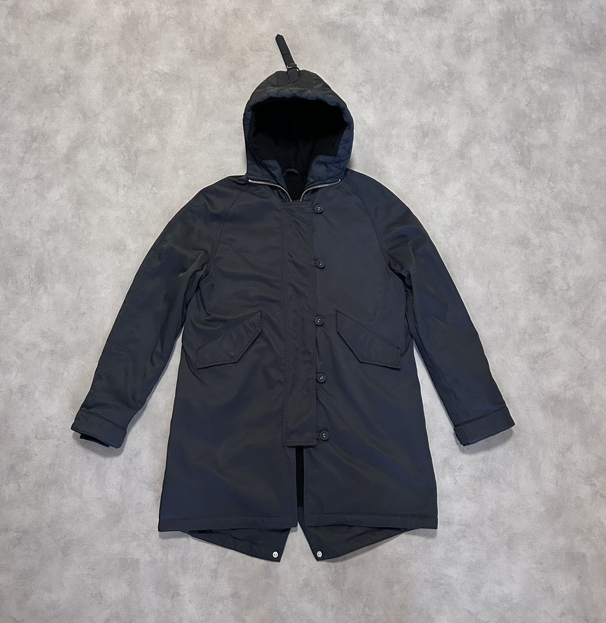 image of Whyred Women’S Insulated Parka/jacket Dark Blue Size:38, Women's (Size Medium)