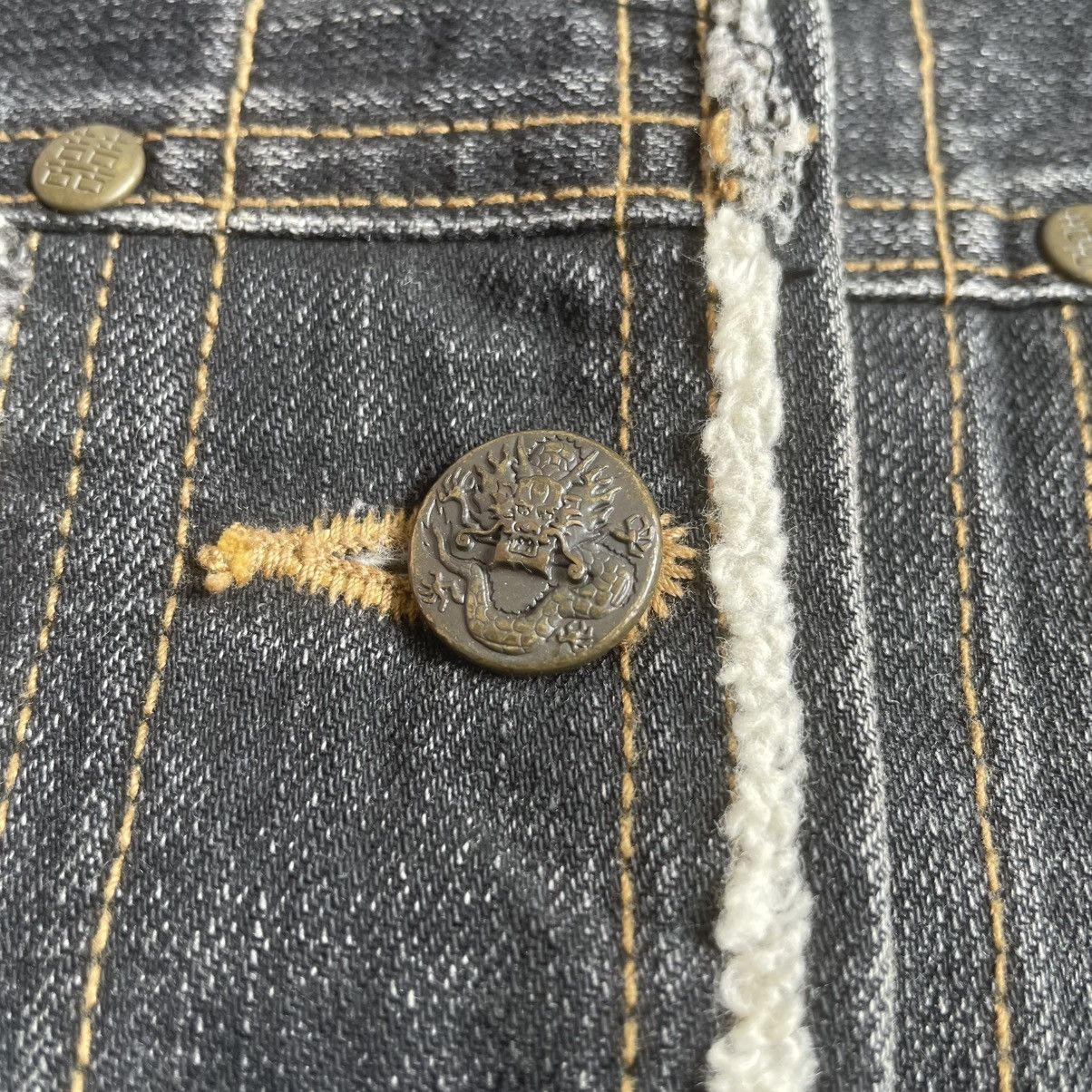 20471120 × Beauty Beast × Vivienne Tam Vintage 90s Vivienne Tam Dragon Denim Jacket Size XS / US 0-2 / IT 36-38 - 6 Thumbnail